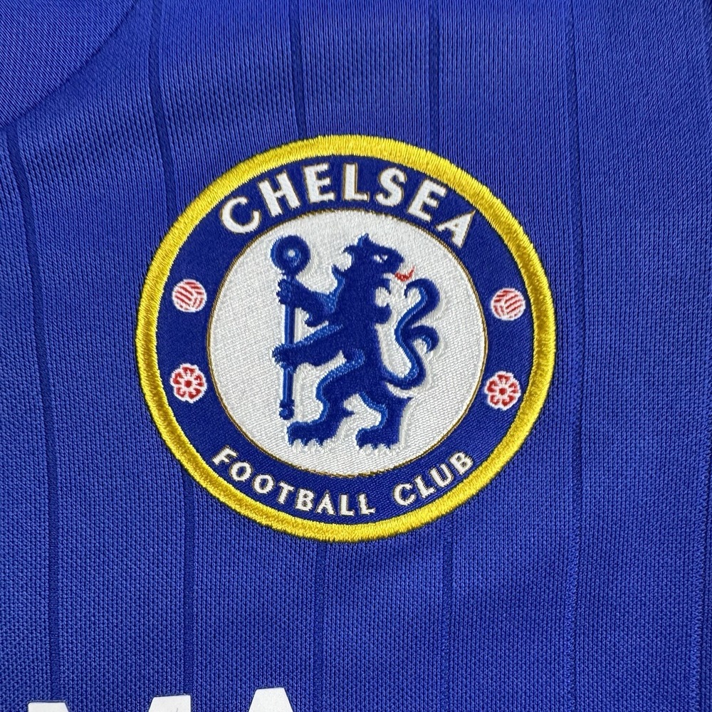 Chelsea FC Jersey Womens Small Blue Soccer Yokohama Tyres Adidas Wipro - Picture 3 of 11